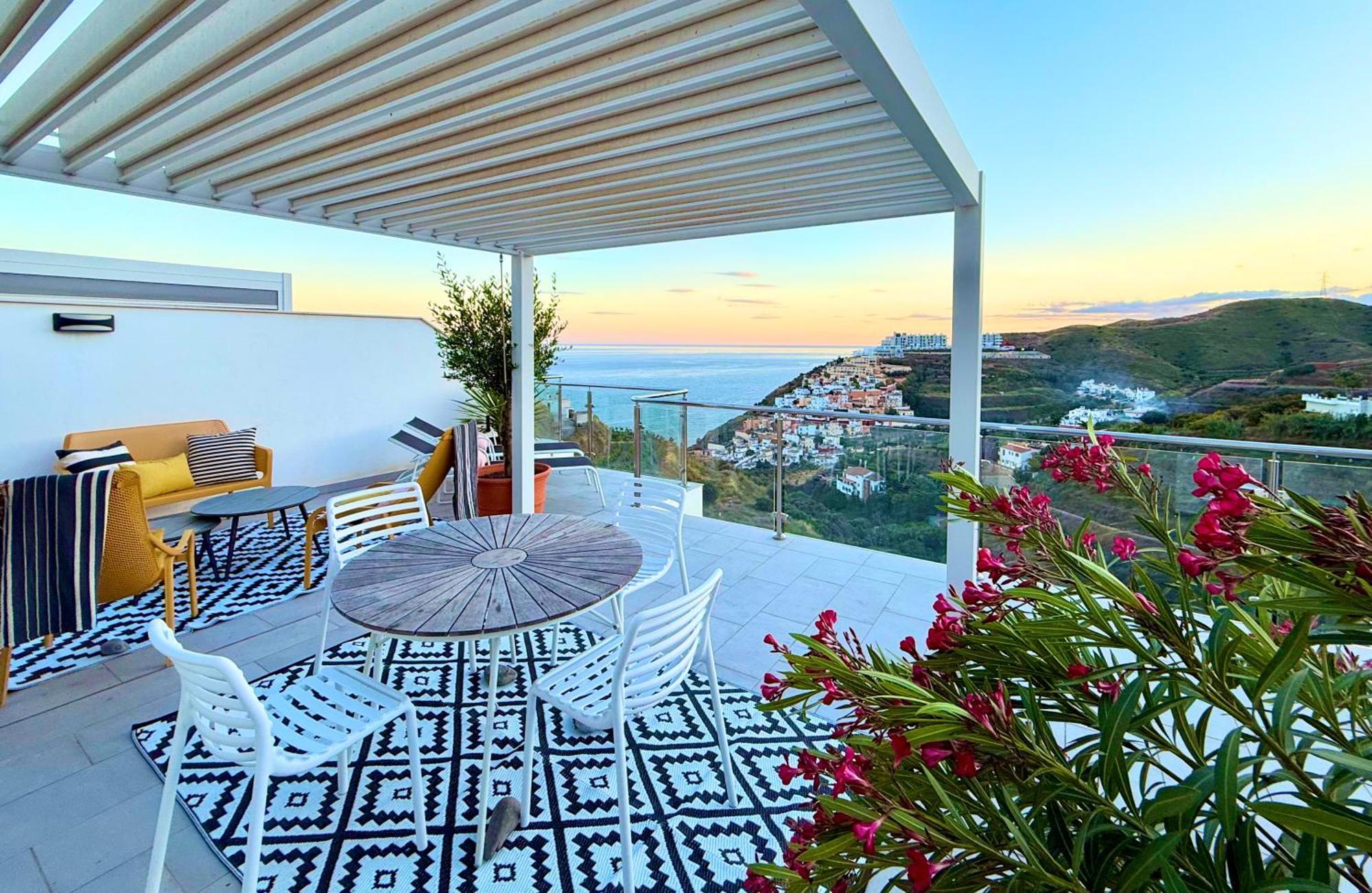 Penthouse Balcon Del Mar 121 Casasol Apartment Nerja Luaran gambar